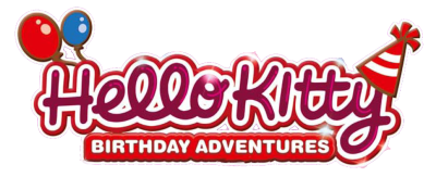 Hello Kitty Birthday Adventures title screen for Nintendo DS